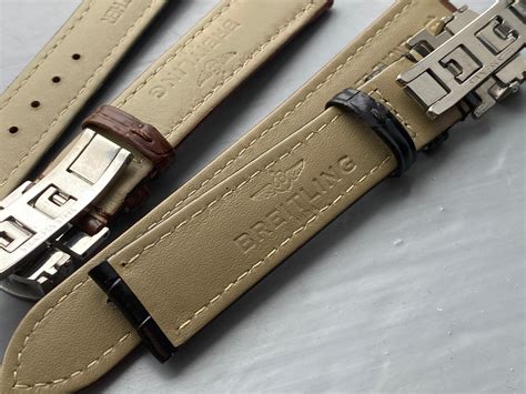 breitling military rubber strap|Breitling 20mm leather strap.